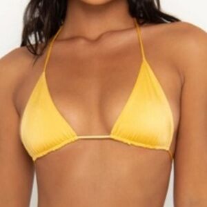 •Sommer Swim KAIA TRIANGLE BIKINI TOP in yellow